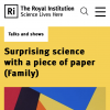 Royal Institution Dr Jo family paper science show