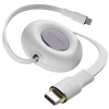 Portronics Upgraded Konnect Recoil 100W Type C to Type C Retractable Cable