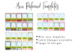 Polaroid Mini Templates Design
