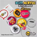 Button badge transparent