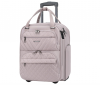 KROSER Multi-functional under-seat suitcase, 40 cm, lightweight overnight case for women, Gray pink