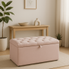 🛋️ Puff Baú 9cm – Organizador/Sapateira