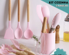 Kit utensílios colorido