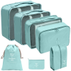 🧳 Kit 7 Peças Bolsa Organizadora – Viagem Prática e Organizada!