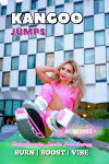 WHAT IF I TOLD YOU... you could burn more calories, have more fun, and protect your joints—all in one workout⁉️  Kangoo Jumps®️ is NOT just a workout—it’s a whole VIBE! ✷ High-energy, full-body burn that mixes running, dance,      and jumping! ✷ Engages y