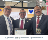 Recibe el Muy Respetable Gran Maestro Reynaldo Sotelo Virto, reconocimiento "Mariano Otero y Mestas" al mérito jurídico de la Asociación de Abogados y Profesionistas de Ciencias afines al Derecho de la Gran Logia Cosmos de Chihuahua
