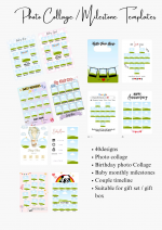 Photo collage / Milestone Templates