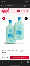 Shampoo e condicionador acidgold