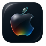 Dark Shiny Glass iOS Icons