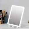 PRIME PICK Acrylonitrile Butadiene Styrene (Abs) Rechargeable Travel Makeup Vanity Mirror With Led