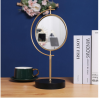 Krevia Metal Vintage Tabletop Makeup Mirror with Stand