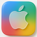 Gradient Glass iOS icons