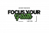 Focus Your Faith Tshirt