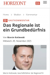 Horizont: Regionales ist ein Grundbedürfnis