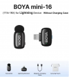 BOYA Mini micrófono Lavalier