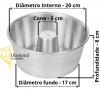 Forma pudim p/ airfryer WAP