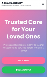 A'class Agency Mobile website (view website on your phone)