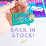 KEEP GOING ♡ ACRYLIC KEYCHAIN