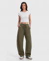 Drawstring Wide Leg Casual Sweatpants