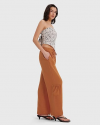 Linen Drawstring Loose Cargo Pants