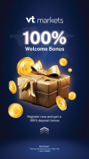 Trade Gold - VT Markets (100% Bonus on 1st Dep)
