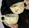 Caneca flor cereja