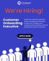 Now Hiring: Customer Onboarding Executive