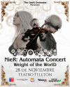 NieR Automata Concert 28/noviembre - Santiago
