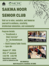 Sakina Noor Senior Club: August