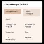 The Trauma Therapist Network: Providers listed on the Trauma Therapist Network Directory focus on evidence-based treatment for complex PTSD, religious trauma, and childhood abuse.