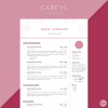 Careys — Resume Canva Template