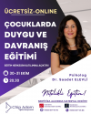 ÇOCUKLARDA DUYGU VE DAVRANIŞ EĞİTİMİ - EKİM