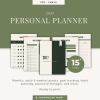 2027 Personal Planner | Printable & Editable