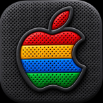 Dimple DARK 3D iOS icons