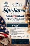 SIP & SAVOR 🍷 🇺🇸 🐾  NOV 8th